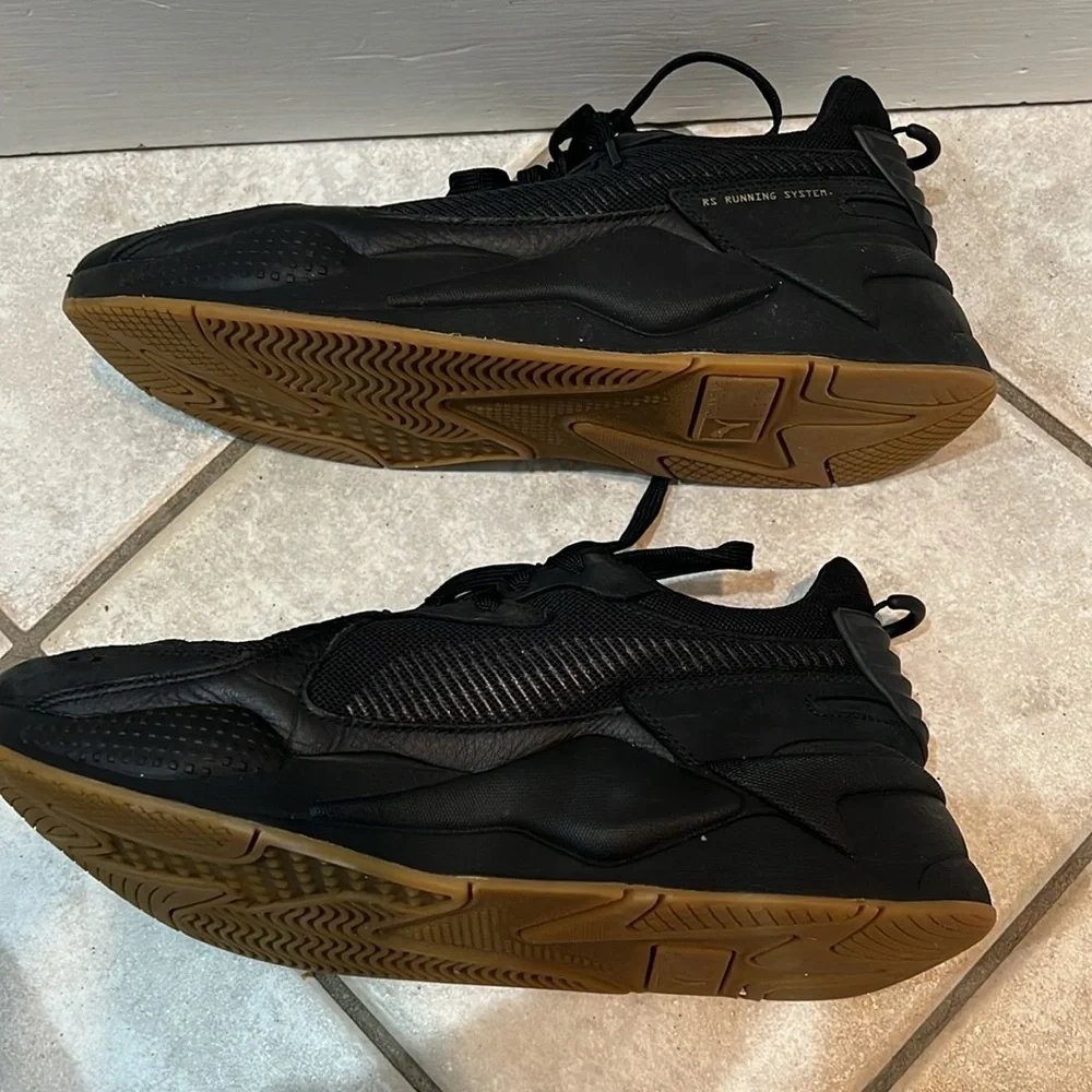 Puma Men's RS-X AO Black Gum Running Sneaker Size 11 - Picture 5 of 8